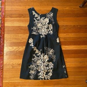 J Crew Embroidered Dress, Size 2